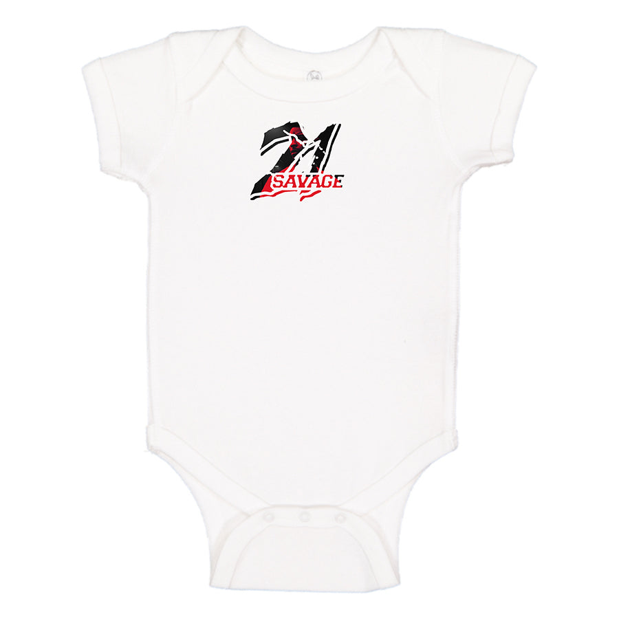 21 Savage Music Baby Romper Onesie