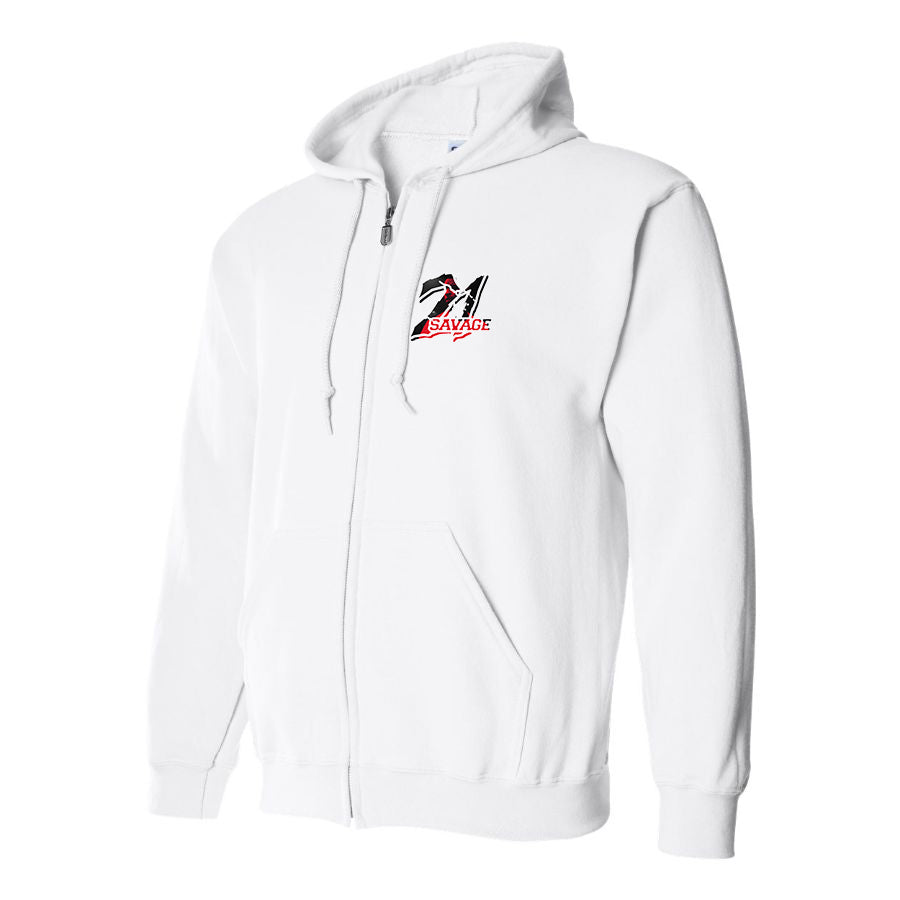 Men's 21 Savage Music Zipper Hoodie