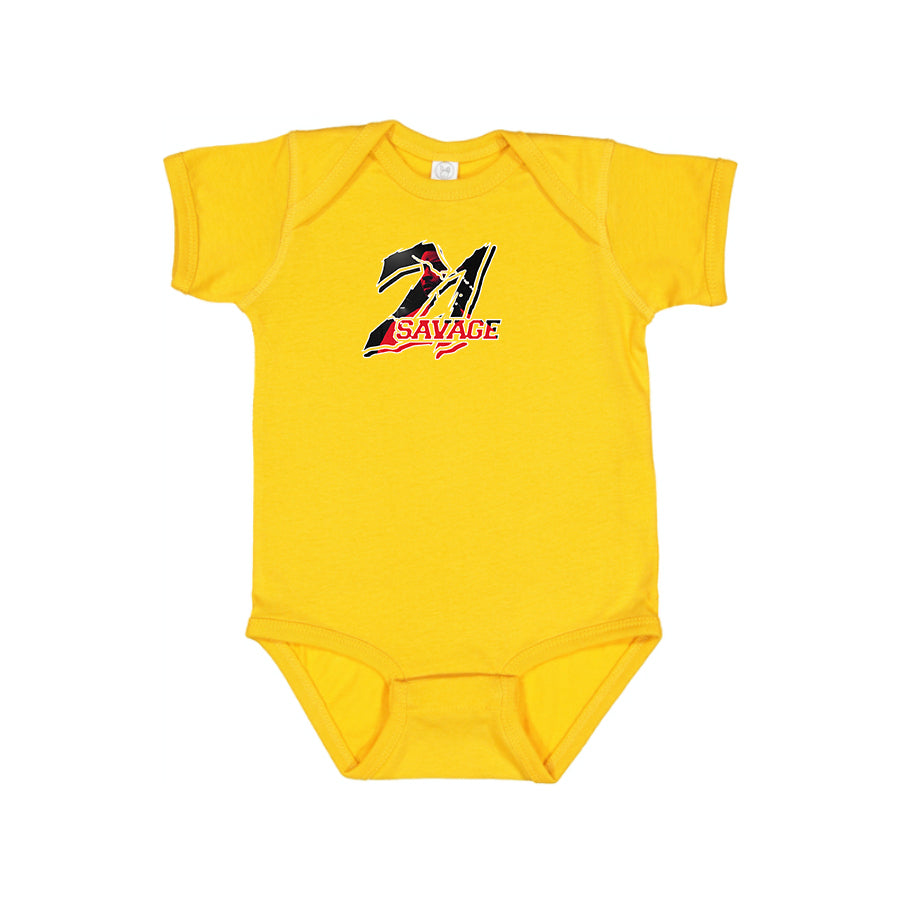 21 Savage Music Baby Romper Onesie