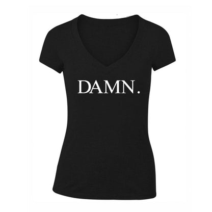 Women's Damn Kendrick Lamar TDE Rap Album Music V-Neck T-Shirt