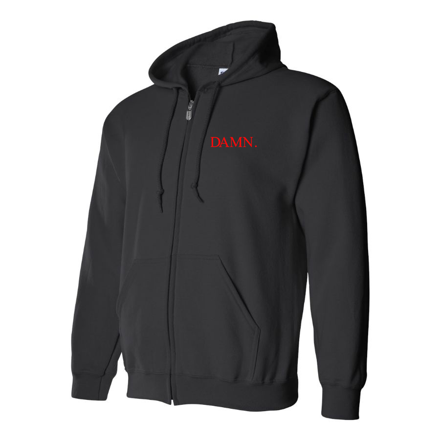 Men's Damn kendrick Lamar TDE Rap Album Music Zipper Hoodie