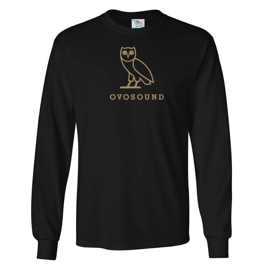 Youth Kids Ovosound Drake Music Long Sleeve T-Shirt