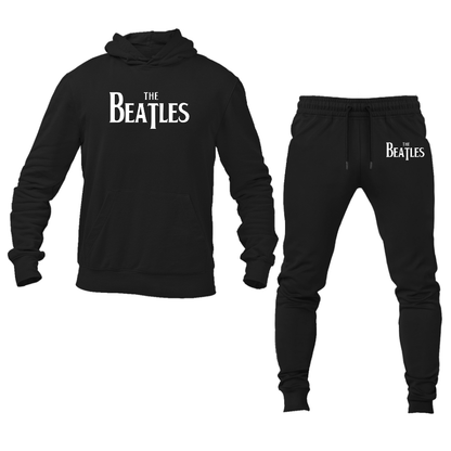 Men's The Beatles Music Hoodie Joggers Set