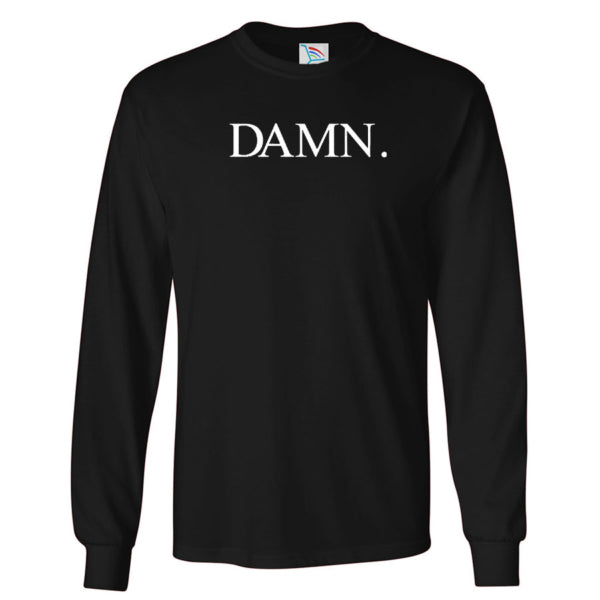 Men's Damn Kendrick Lamar TDE Rap Album Music Long Sleeve T-Shirt