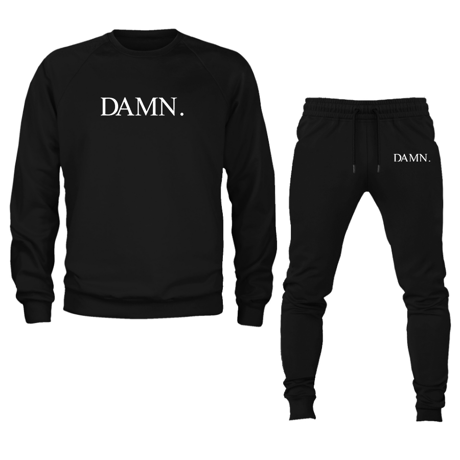 Men's Damn Kendrick Lamar TDE Rap Album Music Crewneck Sweatshirt Joggers Suit