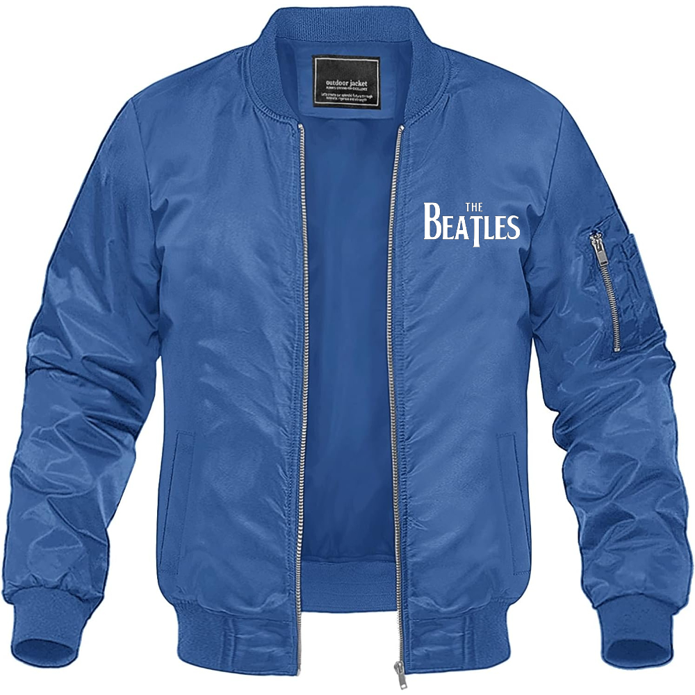 Men's The Beatles Music Lightweight Bomber Jacket Windbreaker Softshell Varsity Jacket Coat