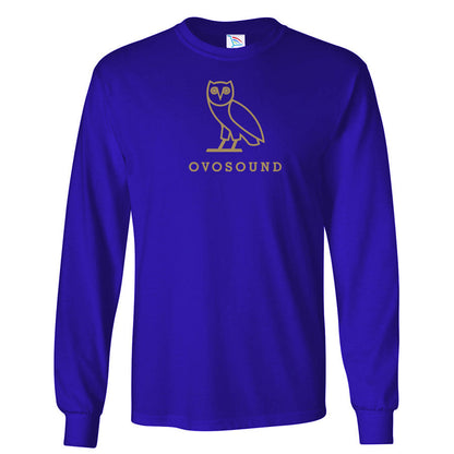 Men's Ovosound Drake Music Long Sleeve T-Shirt