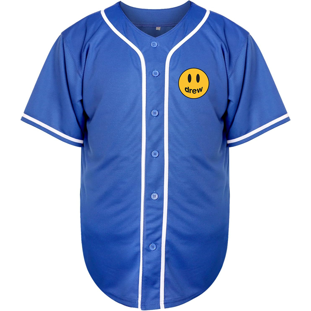 Men's Justin Bieber Drew Music Baseball Jersey