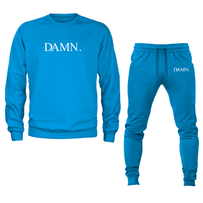 Men's Damn Kendrick Lamar TDE Rap Album Music Crewneck Sweatshirt Joggers Suit