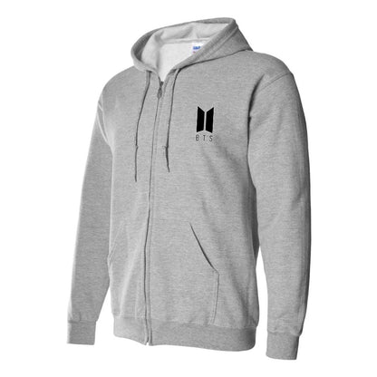 Men's BTS Music Zipper Hoodie