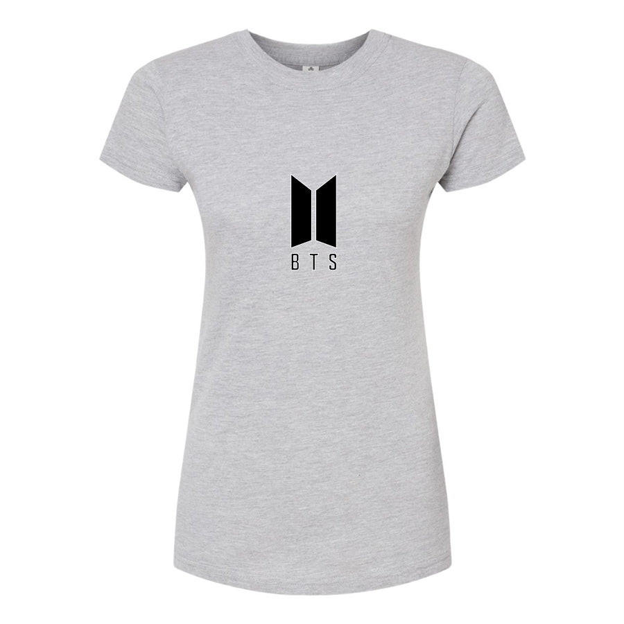 Women's BTS Music Round Neck T-Shirt