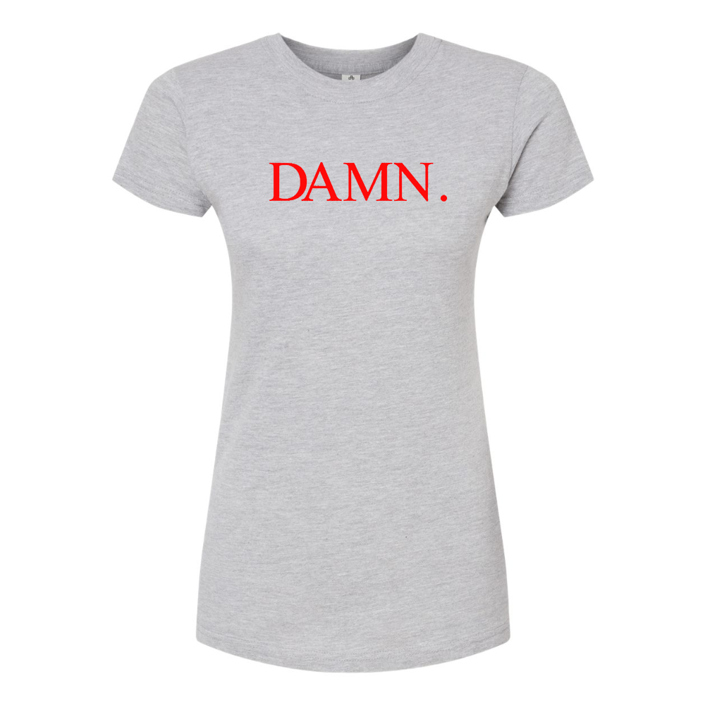 Women's Damn Kendrick Lamar TDE Rap Album Music Round Neck T-Shirt