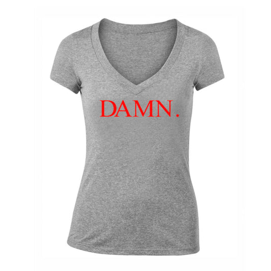 Women's Damn Kendrick Lamar TDE Rap Album Music V-Neck T-Shirt