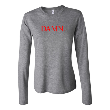 Women's Damn Kendrick Lamar TDE Rap Album Music Long Sleeve T-Shirt