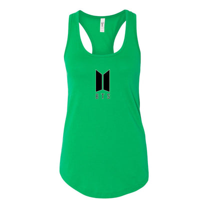 Women's BTS Music  Racerback Tank Top