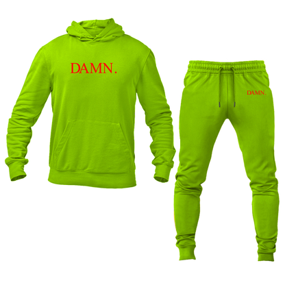 Men's Damn Kendrick Lamar TDE Rap Album Music Hoodie Joggers Set