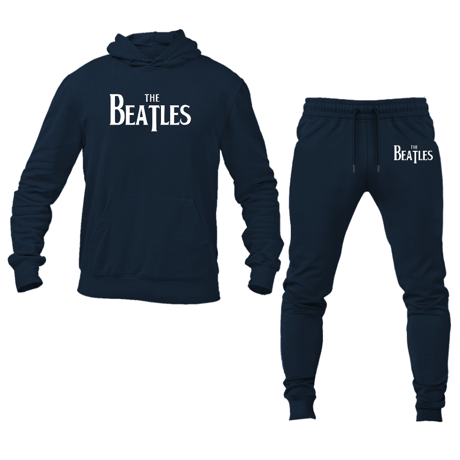 Men's The Beatles Music Hoodie Joggers Set