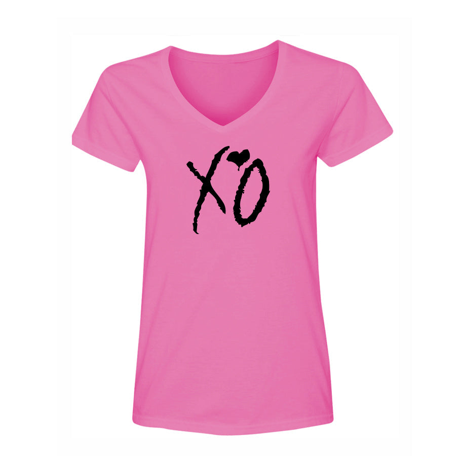 Women's The Weeknd XO Music V-Neck T-Shirt