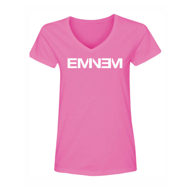 Women's Eminem Music V-Neck T-Shirt