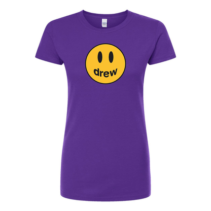 Women's Justin Bieber Drew Music Round Neck T-Shirt