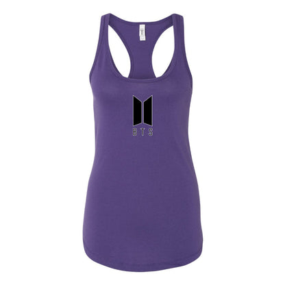 Women's BTS Music  Racerback Tank Top