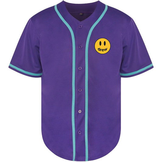 Men's Justin Bieber Drew Music Baseball Jersey