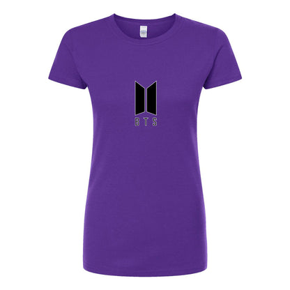 Women's BTS Music Round Neck T-Shirt