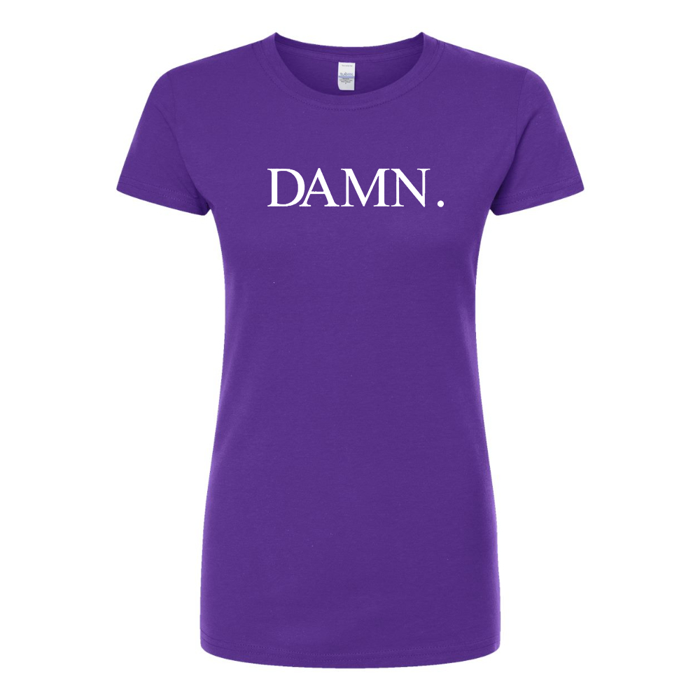 Women's Damn Kendrick Lamar TDE Rap Album Music Round Neck T-Shirt