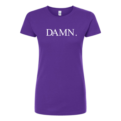 Women's Damn Kendrick Lamar TDE Rap Album Music Round Neck T-Shirt