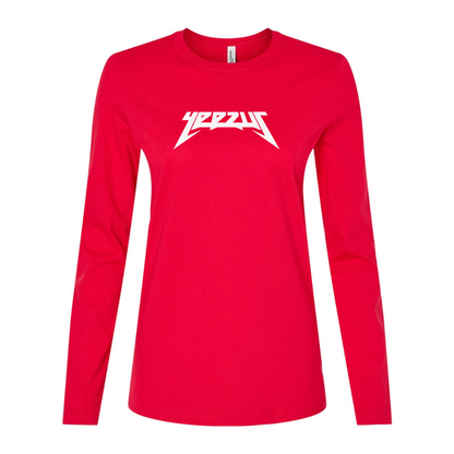 Women's Kanye West Yeezus  Music Long Sleeve T-Shirt