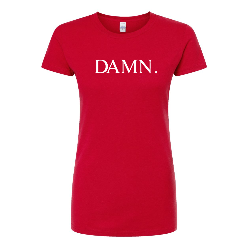 Women's Damn Kendrick Lamar TDE Rap Album Music Round Neck T-Shirt