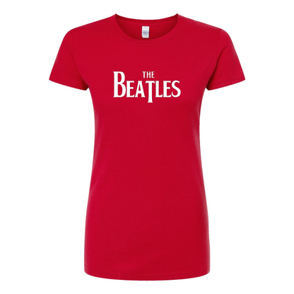 Women's The Beatles Music Round Neck T-Shirt