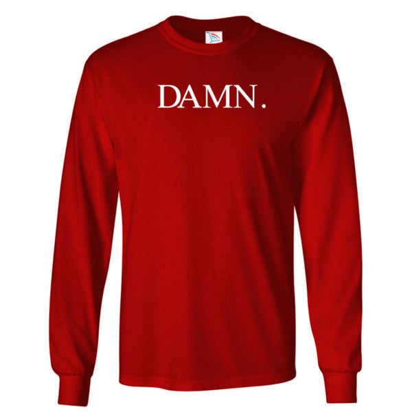 Men's Damn Kendrick Lamar TDE Rap Album Music Long Sleeve T-Shirt