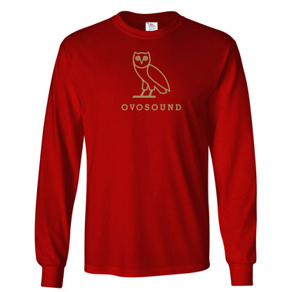 Youth Kids Ovosound Drake Music Long Sleeve T-Shirt