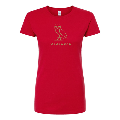 Women's Ovosound Drake Music Round Neck T-Shirt