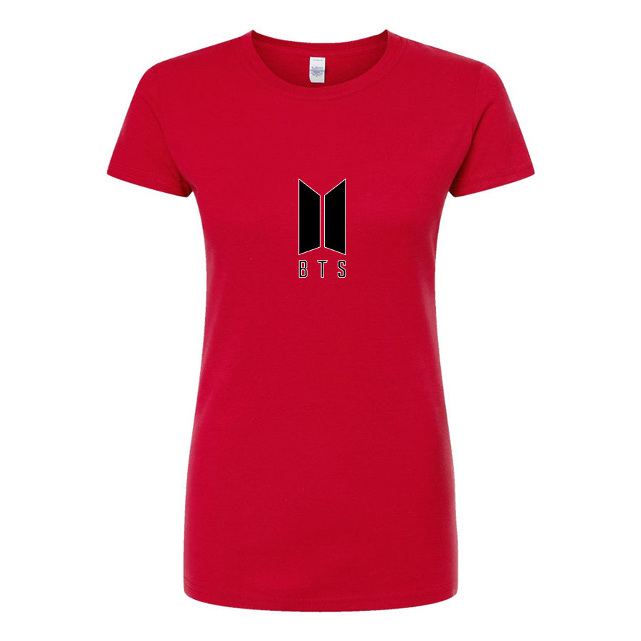 Women's BTS Music Round Neck T-Shirt