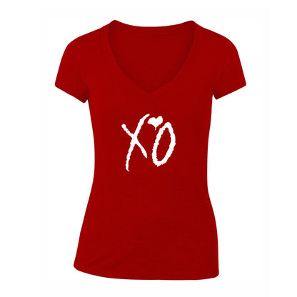 Women's The Weeknd XO Music V-Neck T-Shirt