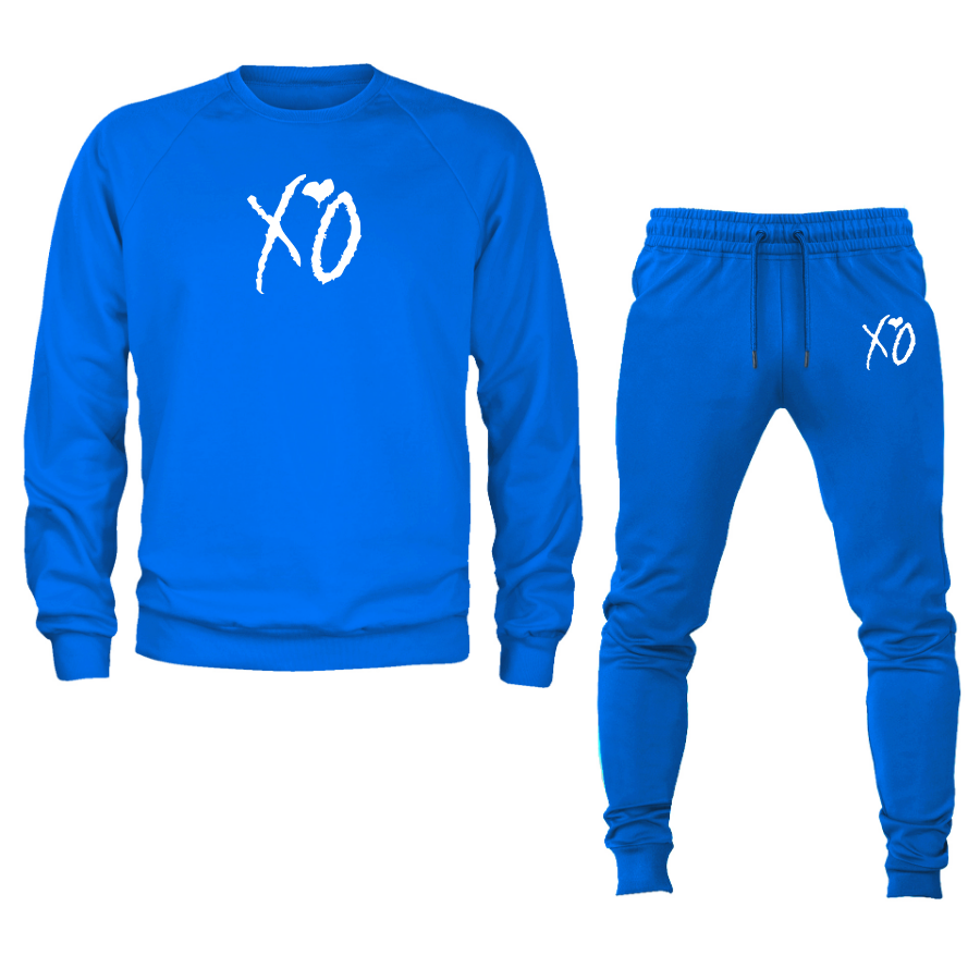 Men’s The Weeknd XO Music Crewneck Sweatshirt Joggers Suit