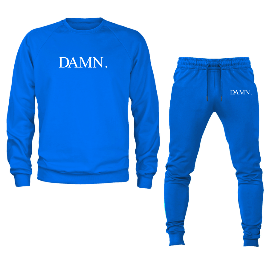 Men's Damn Kendrick Lamar TDE Rap Album Music Crewneck Sweatshirt Joggers Suit