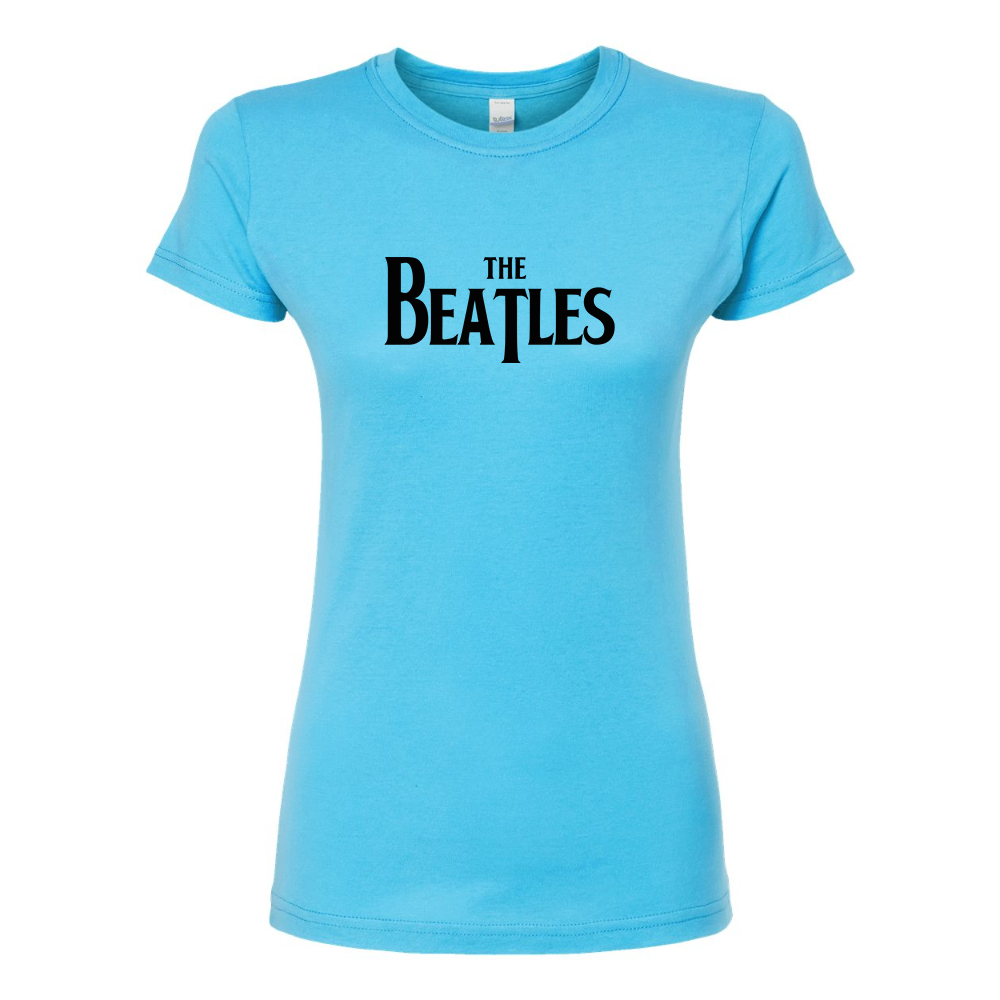 Women's The Beatles Music Round Neck T-Shirt