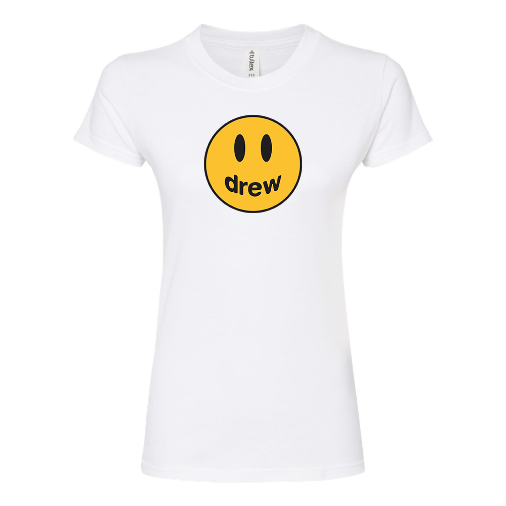 Women's Justin Bieber Drew Music Round Neck T-Shirt