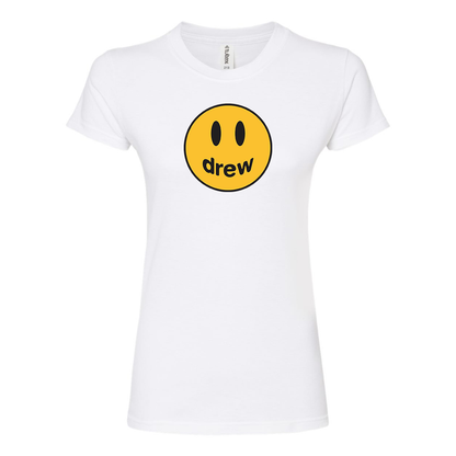 Women's Justin Bieber Drew Music Round Neck T-Shirt