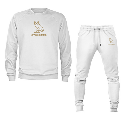 Men's Ovosound Drake Music Crewneck Sweatshirt Joggers Suit