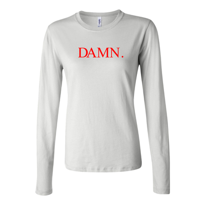 Women's Damn Kendrick Lamar TDE Rap Album Music Long Sleeve T-Shirt