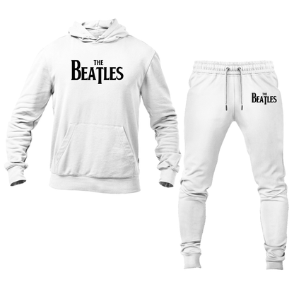 Men's The Beatles Music Hoodie Joggers Set