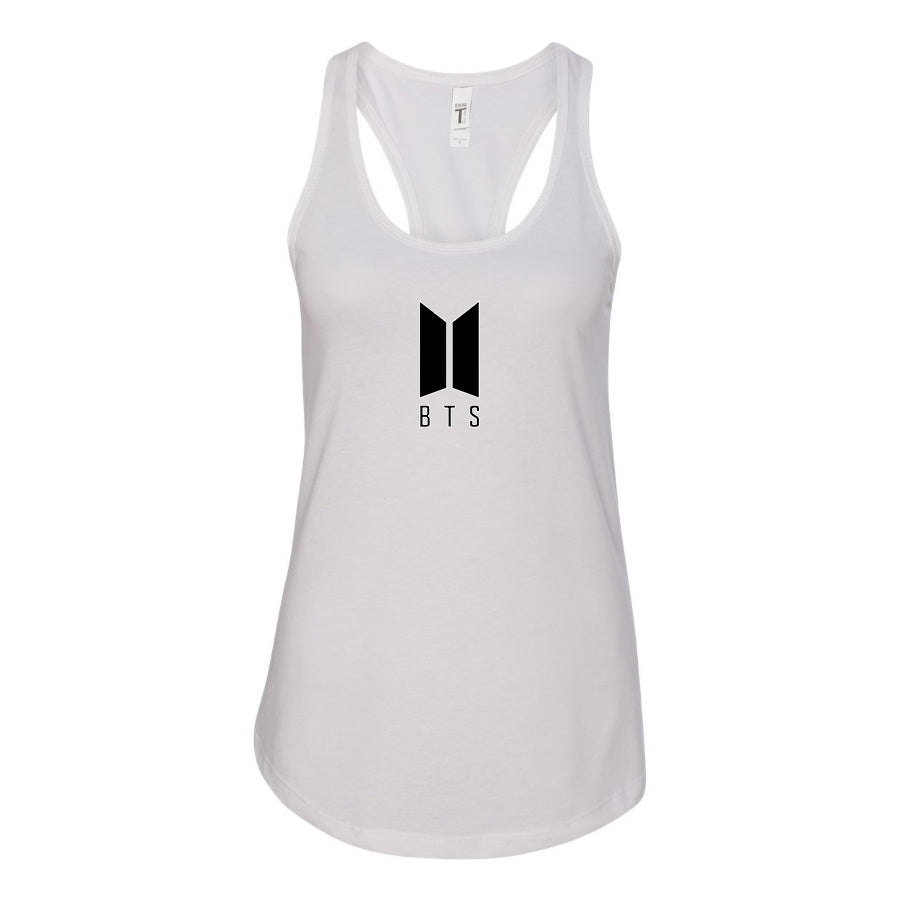 Women's BTS Music  Racerback Tank Top