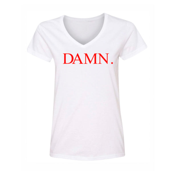 Women's Damn Kendrick Lamar TDE Rap Album Music V-Neck T-Shirt