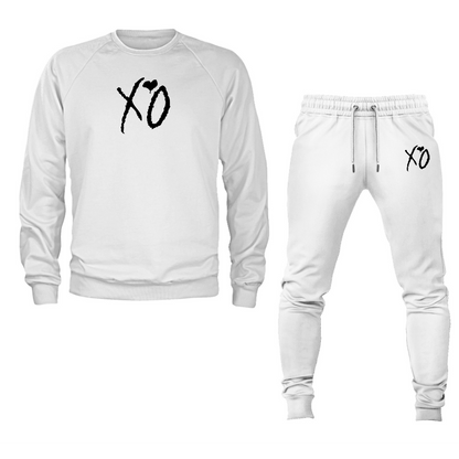 Men’s The Weeknd XO Music Crewneck Sweatshirt Joggers Suit