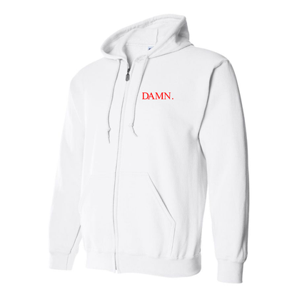 Men's Damn kendrick Lamar TDE Rap Album Music Zipper Hoodie