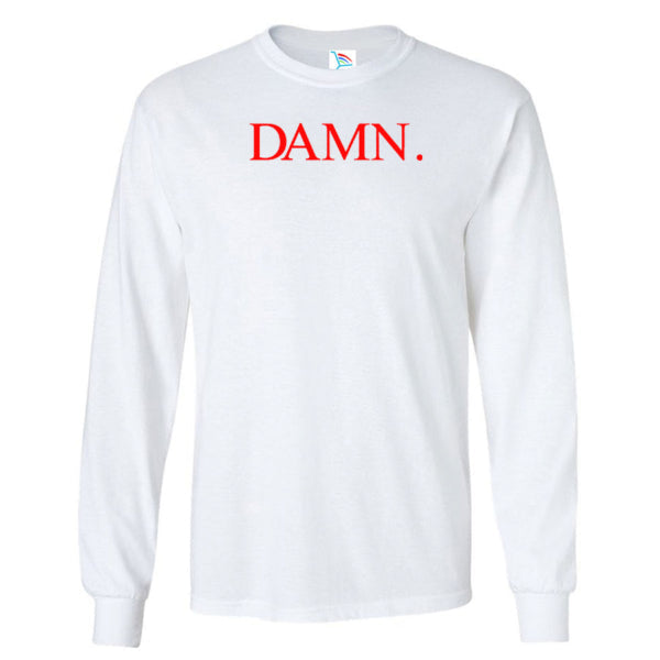 Men's Damn Kendrick Lamar TDE Rap Album Music Long Sleeve T-Shirt